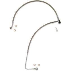 Σετ σωλήνας φρένων E-Z ALIGN XR ABS LOWERS γυαλισμένο χρωμιωμένο πλέγμα φυσικό/διαφανές 20-1/4