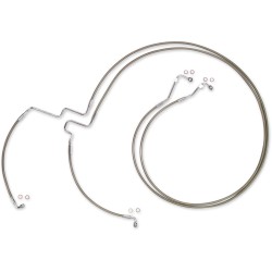 Σετ φρένων E-Z ALIGN XR ABS LOWERS με πλεκτό φυσικό/διαφανές χρώμιο 68 Σετ φρένων E-Z ALIGN XR ABS LOWERS με πλεκτό φυσικό/διαφανές χρώμιο 68