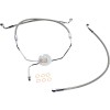Σετ σωλήνων φρένων dual disc non-ABS E-Z align XR γυαλισμένο χρωμιωμένο πλέγμα 25