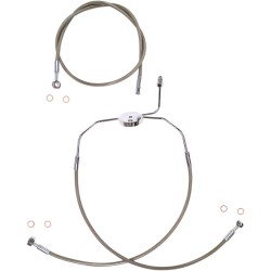 Σετ σωλήνων φρένων dual disc non-ABS E-Z ALIGN XR γυαλισμένο χρωμιωμένο πλέγμα 23 Σετ σωλήνων φρένων dual disc non-ABS E-Z ALIGN XR γυαλισμένο χρωμιωμένο πλέγμα 23