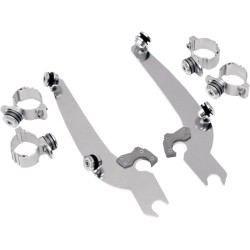 Σετ τοποθέτησης TRIGGER-LOCK SPORTSHIELD-WINDSHIELD γυαλισμένο MEMPHIS SHADES MEM8919