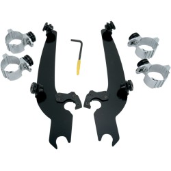 Σετ στήριξης TRIGGER-LOCK SPORTSHIELD-WINDSHIELD μαύρο MEMPHIS SHADES MEB8919