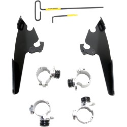 Σετ τοποθέτησης TRIGGER-LOCK MEMPHIS FATS/SLIM-WINDSHIELD μαύρο MEMPHIS SHADES MEB2001