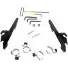 Σετ τοποθέτησης TRIGGER-LOCK BATWING-FAIRING μαύρο MEMPHIS SHADES MEB2009
