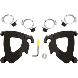 Σετ στήριξης TRIGGER-LOCK GAUNTLET-FAIRING μαύρο MEMPHIS SHADES MEB2014