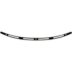 Διακοσμητική Λωρίδα για Παρμπρίζ OEM-FAIRING SLOTS μαύρη MEMPHIS SHADES MEB0945