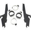 Σετ στήριξης TRIGGER-LOCK BATWING-FAIRING μαύρο MEMPHIS SHADES MEM8992