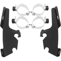 Σετ τοποθέτησης TRIGGER-LOCK BATWING-FAIRING μαύρο MEMPHIS SHADES MEM8999