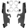 Σετ στήριξης TRIGGER-LOCK MEMPHIS FATS/SLIM-WINDSHIELD μαύρο MEMPHIS SHADES MEB1943