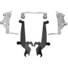 Σετ στήριξης TRIGGER-LOCK SPORTSHIELD-WINDSHIELD μαύρο MEMPHIS SHADES MEB8914