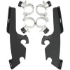 Σετ τοποθέτησης TRIGGER-LOCK MEMPHIS FATS/SLIM-WINDSHIELD μαύρο MEMPHIS SHADES MEB8982