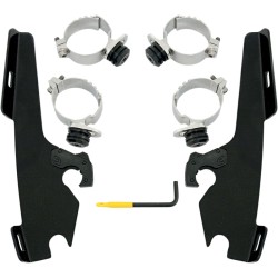 Σετ Στήριξης TRIGGER-LOCK MEMPHIS FATS/SLIM-WINDSHIELD μαύρο MEMPHIS SHADES MEB1960