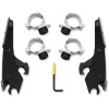 Σετ στήριξης TRIGGER-LOCK BATWING-FAIRING μαύρο MEMPHIS SHADES MEB2027