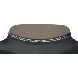 Διακοσμητική λωρίδα για μπροστινό τζάμι batwing-fairing ellipse μαύρη MEMPHIS SHADES MEM0935