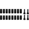 Περικόχλιο 12x1.50 μαύρο 16 τεμάχια MOOSE RACING SP300MO207B