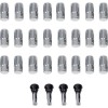 Περικόχλιο 12X1.50 χρώμιο -24PK MOOSE RACING SP300MO207-24