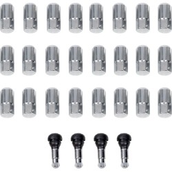 Περικόχλιο 12X1.50 χρώμιο -24PK MOOSE RACING SP300MO207-24