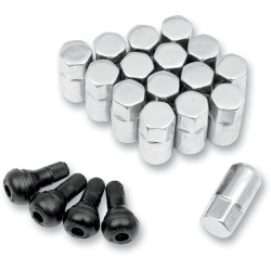 Παξιμάδια 12X1.25 χρώμιο 16-συσκευασία MOOSE RACING SP300MO206