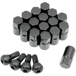 Μπουλόνια 12X1.25 μαύρα 16 τεμάχια MOOSE RACING SP300MO206B