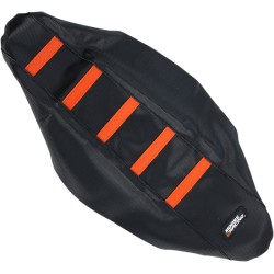 Ριγέ κάλυμμα καθίσματος μαύρο/πορτοκαλί MOOSE RACING KTM8513-336RT Ριγέ κάλυμμα καθίσματος μαύρο/πορτοκαλί MOOSE RACING KTM8513-336RT
