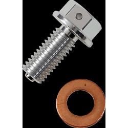 Μαγνητική τάπα αποστράγγισης SLVR MOOSE RACING T14-2082S Μαγνητική τάπα αποστράγγισης SLVR MOOSE RACING T14-2082S