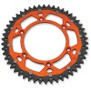 Πίσω γρανάζι / 49 δόντια / 428 βήμα / ORANGENATURAL / ALUMINUMSTEEL MOOSE RACING 1210-895-49-14X