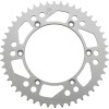 Πίσω γρανάζι 48 δόντια αλουμίνιο ασημί MOOSE RACING 1211-822-48-11