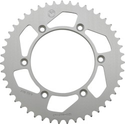 Πίσω γρανάζι 47 δόντια αλουμίνιο ασημί MOOSE RACING 1211-897-47-11