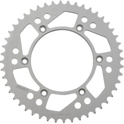 Πίσω γρανάζι 48 δόντια αλουμίνιο ασημί MOOSE RACING 1211-897-48-11