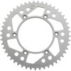 Πίσω γρανάζι 49 δόντια αλουμινίου ασημί MOOSE RACING 1211-897-49-11