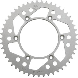 Πίσω γρανάζι 49 δόντια αλουμινίου ασημί MOOSE RACING 1211-897-49-11