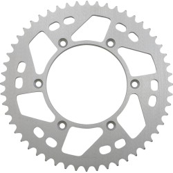 Πίσω γρανάζι 52 δόντια αλουμινίου ασημί MOOSE RACING 1211-897-52-11