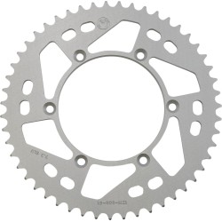 Πίσω γρανάζι 51 δόντια αλουμινίου ασημί MOOSE RACING 1211-808-51-11