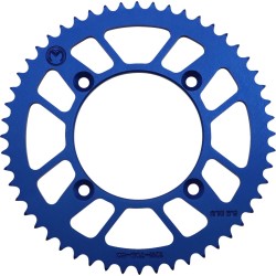 Πίσω γρανάζι 52 δόντια αλουμίνιο μπλε MOOSE RACING 1211-798-52-12
