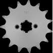 Μπροστινό γρανάζι - SUZ/YAM - 15 T MOOSE RACING 26-2117-15CRMO thumb