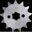 Μπροστινό γρανάζι - KAW/SUZ/YAM - 13 T MOOSE RACING 26-3109-13CRMO thumb