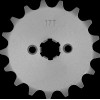 Μπροστινό γρανάζι - SUZ/YAM - 17 T MOOSE RACING 26-3109-17CRMO