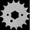 Μπροστινό γρανάζι - YAMAHA - 16 T MOOSE RACING 26-4111-16CRMO thumb