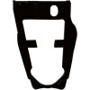 Μπροστινή μαύρη πλάκα οδηγού αλυσίδας ATV MOOSE RACING 1021-BLK