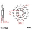 Μπροστινό γρανάζι NITRO STEEL 520-1 MOTO-MASTER 61.002.12.14 thumb