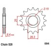 Μπροστινό γρανάζι ατσάλι 520-15T YMH MOTO-MASTER 61.004.11.15 Μπροστινό γρανάζι ατσάλι 520-15T YMH MOTO-MASTER 61.004.11.15 thumb