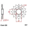 Μπροστινό γρανάζι NITRO STEEL 520-1 MOTO-MASTER 61.007.12.13 Μπροστινό γρανάζι NITRO STEEL 520-1 MOTO-MASTER 61.007.12.13 thumb