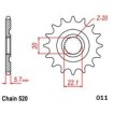 Μπροστινό γρανάζι NITRO STEEL 520-1 MOTO-MASTER 61.011.12.13 Μπροστινό γρανάζι NITRO STEEL 520-1 MOTO-MASTER 61.011.12.13 thumb