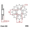 Μπροστινό γρανάζι χάλυβα 520-16T KTM MOTO-MASTER 61.046.11.16 Μπροστινό γρανάζι χάλυβα 520-16T KTM MOTO-MASTER 61.046.11.16 thumb