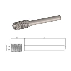 Αξονάκι φρένου race drilled MOTO-MASTER 213122 Αξονάκι φρένου race drilled MOTO-MASTER 213122