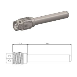 Ακίδα φρένου race drilled MOTO-MASTER 213123