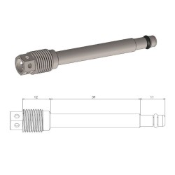 Αξονας φρένου race drilled MOTO-MASTER 213124 Αξονας φρένου race drilled MOTO-MASTER 213124