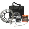 Sm race kit: 300mm floating flame, brake pads/line,4 piston caliper/bracket, radial master cylinder MOTO-MASTER 313055