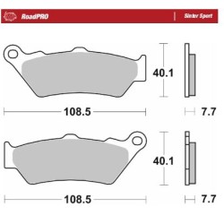 Τακάκι φρένων RoadPro Sinter Sport MOTO-MASTER 403305