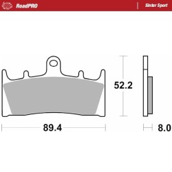 Τακάκι φρένου RoadPro Sinter Sport MOTO-MASTER 403605 Τακάκι φρένου RoadPro Sinter Sport MOTO-MASTER 403605
